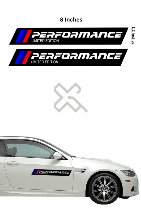Perfomance Logo Sticker | Perfomance Rubber Sticker For Car